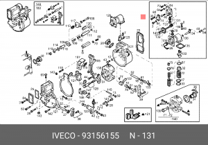 Пружина 93156155 IVECO