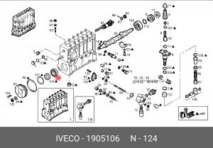 Подшипник 1905106 IVECO