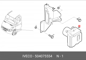 Гидроагрегат, тормозная система 504075554 IVECO