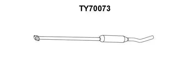 Предглушитель выхлопных газов TY70073 VENEPORTE