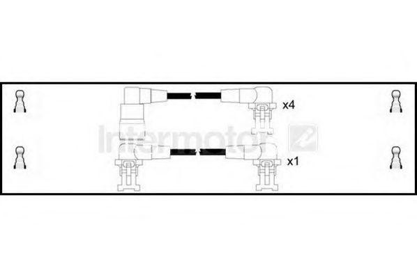 Ккомплект проводов зажигания 73163 STANDARD