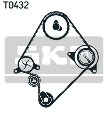 Комплект ремня ГРМ VKMA94009 SKF