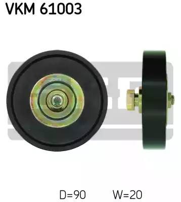 Паразитный / ведущий ролик, поликлиновой ремень VKM61003 SKF