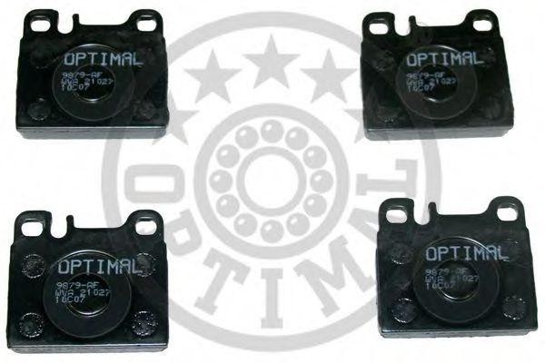 Комплект тормозных колодок, диско 9879 OPTIMAL