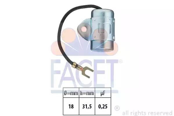 Конденсатор, система зажигания 00602 FACET