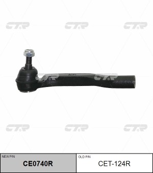 Наконечник рулевой тяги CET-124R CTR