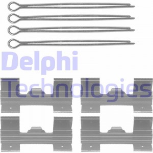 Комплектующие, колодки дискового тормоза LX0024 DELPHI