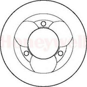 Тормозной диск 561366B BENDIX JURID