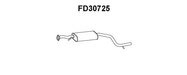 Предглушитель выхлопных газов FD30725 VENEPORTE