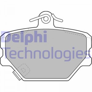 Комплект тормозных колодок, диско LP1465 DELPHI