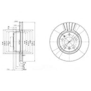 Тормозной диск BG3039 DELPHI