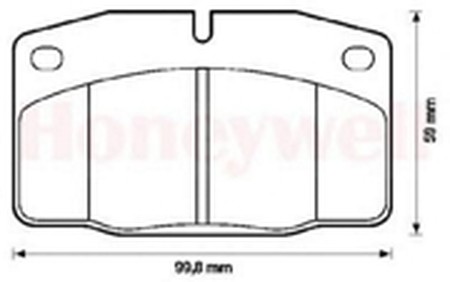 Комплект тормозных колодок, диско 571539B BENDIX JURID