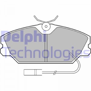 Комплект тормозных колодок, диско LP539 DELPHI