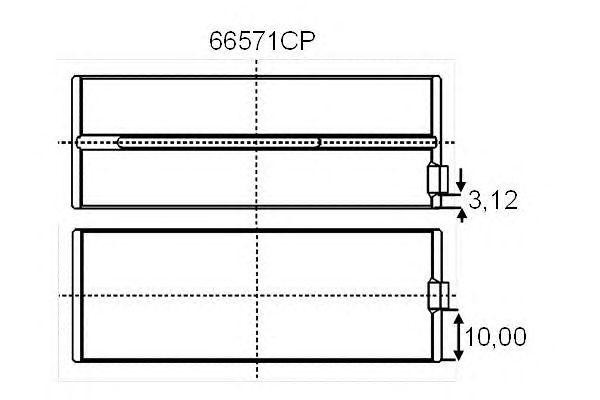 Подшипник 66571CP GLYCO