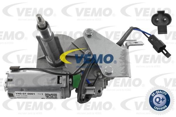 Двигатель стеклоочистителя V40070001 VEMO