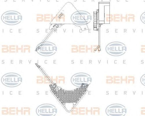 Блок управления, отопление / вентиляция 5HL351321271 HELLA