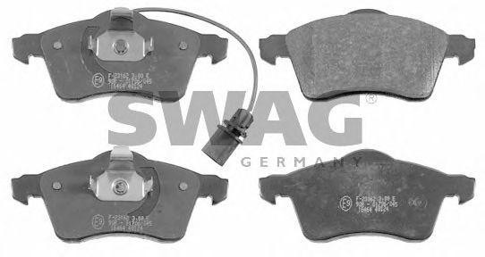 Комплект тормозных колодок, диско 30 91 6464 SWAG