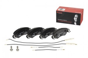 Комплект тормозных колодок, диско P61070 BREMBO
