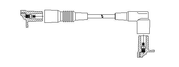 Провод зажигания 10530 BREMI