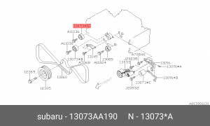 Паразитный / Ведущий ролик, зубчатый ремень 13073-AA190 SUBARU