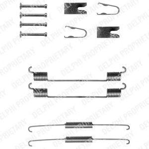 Комплектующие, тормозная колодка LY1265 DELPHI