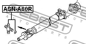 Крестовина карданного вала ASN-A60R FEBEST