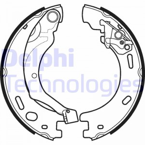 Комплект тормозных колодок, стояночная тормозная система LS1997 DELPHI