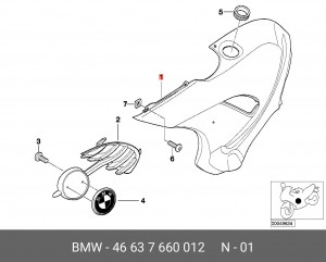 Деталь 46 63 7 660 012 BMW