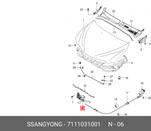 Деталь 7111031001 SSANG YONG