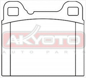 Колодки тормозные дисковые AKD-1022 AKYOTO
