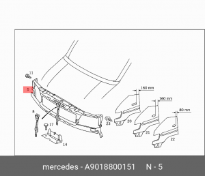 Деталь A 901 880 01 51 MERCEDES BENZ