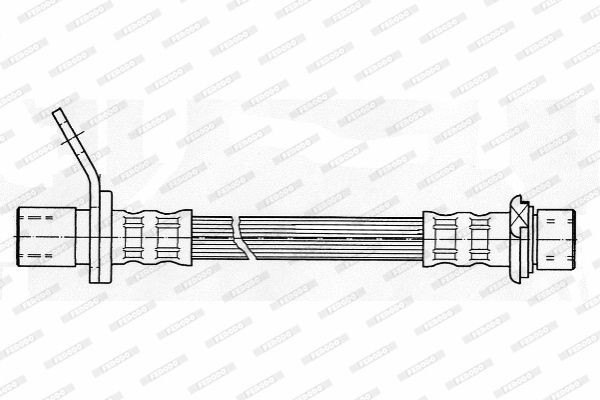 Тормозной шланг FHY2215 FERODO