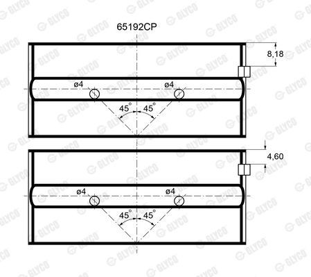 Подшипник 65192CP GLYCO