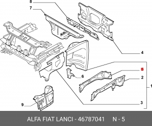 Деталь 46787041 ALFA FIAT LANCIA