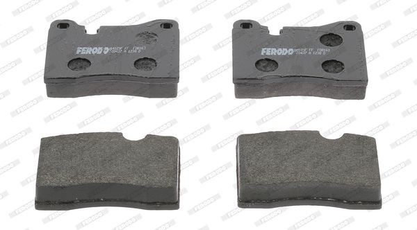 Комплект тормозных колодок, диско FDB163 FERODO