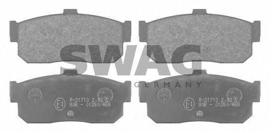 Комплект тормозных колодок, диско 82916271 SWAG