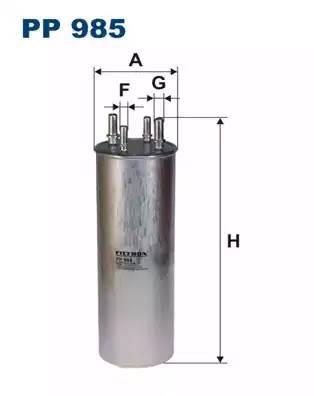 Фильтр топливный PP985 FILTRON