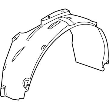 Подкрылок 5303866AC CHRYSLER