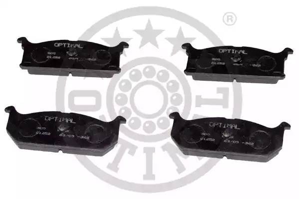 Комплект тормозных колодок, диско 9402 OPTIMAL