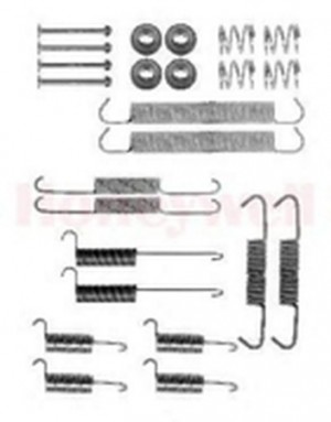 Комплектующие, тормозная колодка 771155B BENDIX JURID