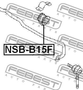 Втулка стабилизатора NSB-B15F FEBEST