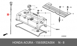 Щуп маслоизмерительный ДВС 15650RZA004 HONDA