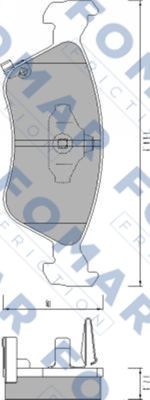 Колодки тормозные дисковые 51667481 ROULUNDS BRAKING