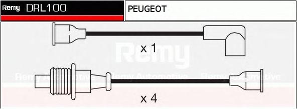Ккомплект проводов зажигания DRL100 DELCO REMY