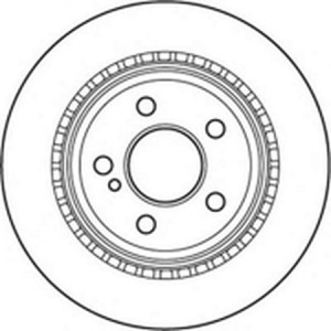 Тормозной диск 562242B BENDIX JURID
