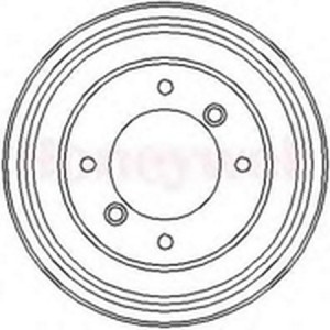 Тормозной барабан 329046B BENDIX JURID