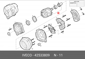 Ротор, генератор 42533809 IVECO