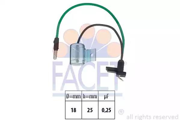 Конденсатор, система зажигания 0.0627 FACET