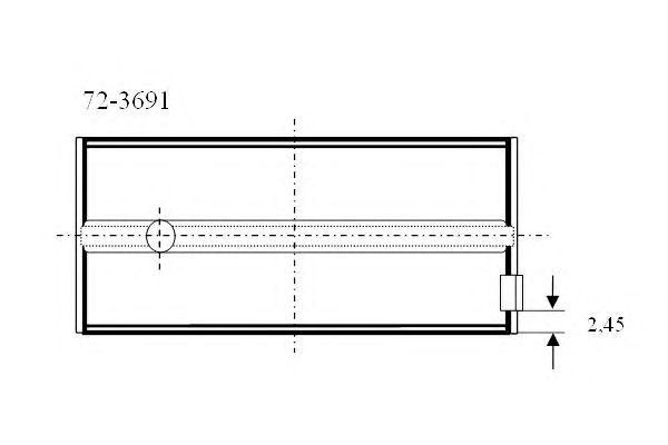 Подшипник 72-3691 GLYCO