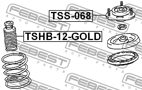 Опора амортизатора подвески TSS-068 FEBEST